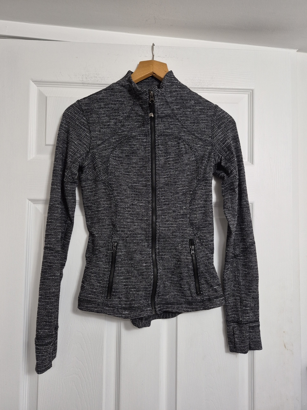lululemon athletica Heathered Charcoal Full-Zip Jacket
